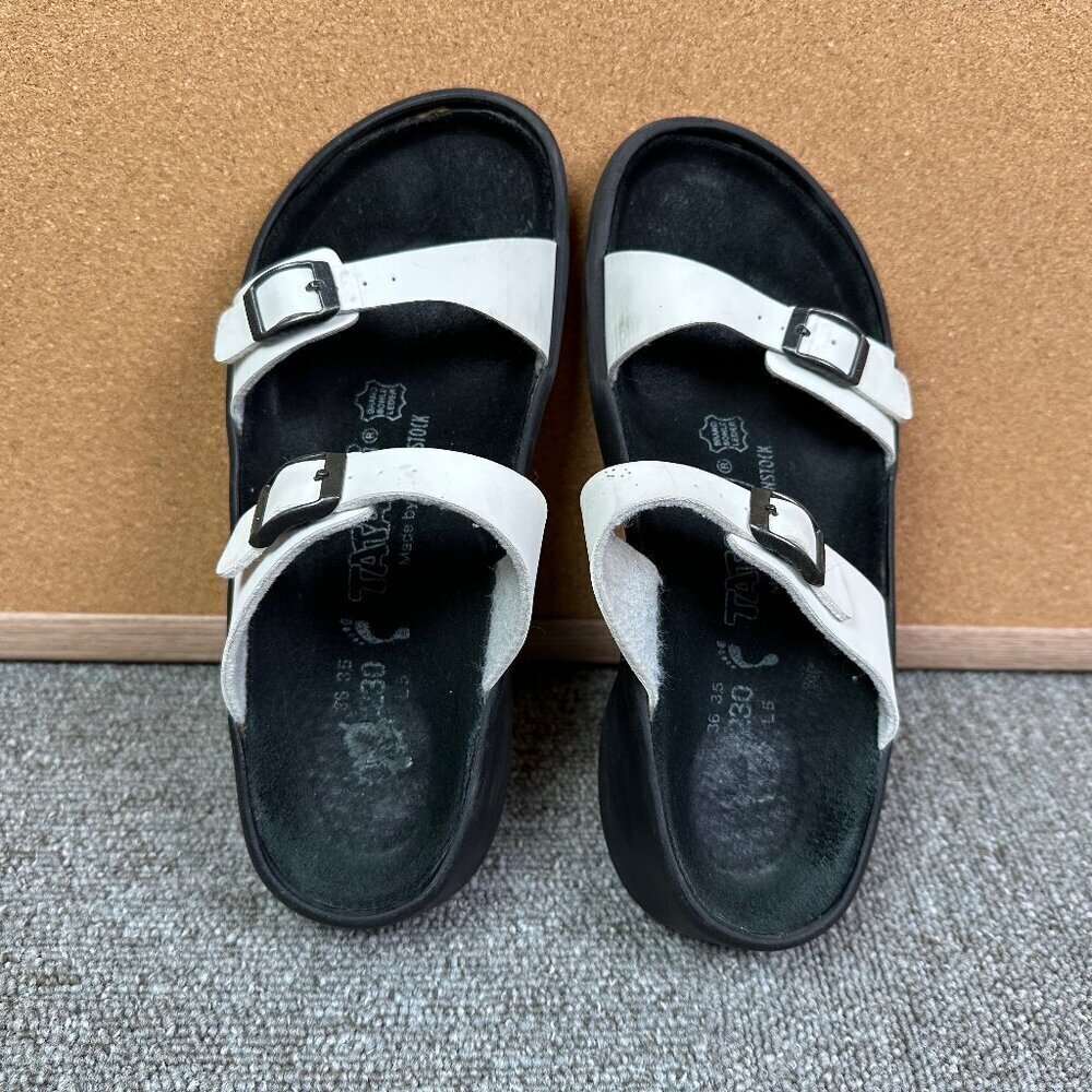 Birkenstock Tatami Double White Strap Sandals Women’s 5 / EU 36